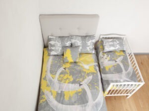 Laste voodipesu komplekt Luiged kollases