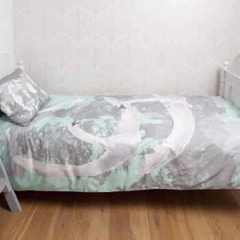 Voodipesukomplekt Luiged meresinises